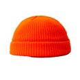 thumbnail image 4 of Tuque Tricotée Exquise Confortable Style Simple Femmes Hommes Mode Chapeaux Couvre-Chef Ornement Vêtement Accessoire pour Déco de Robe Orange, 4 of 6