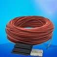 thumbnail image 2 of 12K Floor Heating Cable 33ohm/m Carbon Fiber Heating Wire Heating Wire Coil, 2 of 4