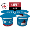 thumbnail image 2 of Oikos Greek Yogurt, Cherry, Fruit on the Bottom, 0% M.F, 4x100g, 2 of 7