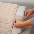 thumbnail image 3 of 2024 Produits pour Animaux Housse de Meuble Protecteur Réversible pour Chaise Chiens & Chats Bleu Marine/gris, 3 of 5