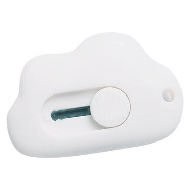 Couteau Coupe-Boîte Mini Portable, Couteau Utilitaire Rétractable, Petit Couteau à Papier Rétractable Bricolage, Papeterie Scolaire Mignon Coupe-Papier pour Colis, Lettres et Carton Coupe-Boîte Rétractable