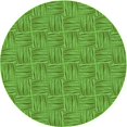 thumbnail image 1 of Ahgly Company Machine Washable Indoor Square Transitional Green Area Rugs, 3' Square, 1 of 7