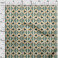 thumbnail image 3 of oneOone Silk Tabby Light Blue Fabric Geometric Craft Projects Decor Fabric Printed By The Yard 42 Inch Wide, 3 of 5
