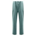 thumbnail image 5 of Mikilon Women Casual Solid Color Pockets Elastic Waist Comfortable Straight Pants, 5 of 5