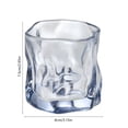 thumbnail image 3 of 170ml Twisted Glass Whiskey Beer Cup - Thickened Multicolor Novelty Drinking Glass, 3 of 6