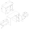 thumbnail image 4 of Bureau de travail collection Smart Basics de Meubles South Shore, 4 of 8