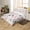White, variant on Erosebridal Merry Christmas Duvet Cover Queen, Xmas Tree Bedding Sets Queen Size, Reindeer Animal Decor, Reversible 3 Pieces(No Comforter)