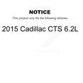 thumbnail image 2 of Transit Auto Rear Coated Drilled Slotted Disc Brake Rotors and Semi-Metallic Pads Kit for Car 2015 Cadillac CTS 6.2L KDF-100692, 2 of 11