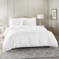 thumbnail image 1 of 800 Thread Count 100% Egyptian Cotton 3 Piece Duvet Set with Zipper Closure & Corner 3 Pc Duvet Set Solid Pattern, 1 of 4