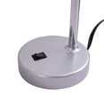 thumbnail image 2 of Mainstays Modern LED Desk Lamp, Silver Plastic, 2 of 3