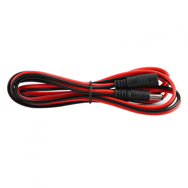 DC5521 Male To Female Power Cable, Copper Clad Aluminum Conductivity Power Extension Cable 150cm/59.06in For LCD Monitor Laptop