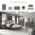 thumbnail image 2 of Bowery Hill Table de Nuit à 1 Tiroir avec Ports USB, Gris, 2 of 6