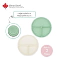 thumbnail image 2 of Melii Assiettes à Succion en Silicone - 2 Assiettes, 2 of 6