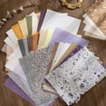 thumbnail image 2 of HLONK 10/40Pcs/Set Scrapbook Paper Vintage Textured Non-repetitive DIY Handmade Art Craft Project Card Making Journaling Special Paper Sheet Kit, 2 of 8