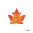 thumbnail image 1 of 50pcs Fabric Autumn Maple Leaves - Fall/Halloween Classroom Decoration, Reusable Seasonal Table Scatter, 1 of 6