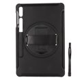 thumbnail image 2 of Protective Tablet Case for Galaxy, Anti Slip Shockproof Case with Three Layer Rugged Drop , Hand Strap, Kickstand, Tablet Case for Galaxy Tab S9+, X810 S7+, S7FE S8+, 2 of 7