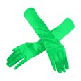 thumbnail image 1 of RXIRUCGD Long Shiny Stretch Satin Dress Gloves Opera Party Gloves Elbow Length, 1 of 1