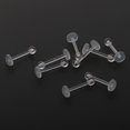 thumbnail image 4 of segolike 10Pcs 18G Acrylic Clear Labret Lip s Tragus Ear Body Jewelry Set, 4 of 9