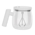 thumbnail image 2 of Automatic Stirring Cup 13.5oz Multipurpose Portable Mixing Mug with Lid Electric White, 2 of 8