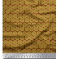 thumbnail image 1 of Soimoi Viscose Chiffon Fabric Wreath Leaves Print Fabric by Yard 42 Inch Wide, 1 of 3