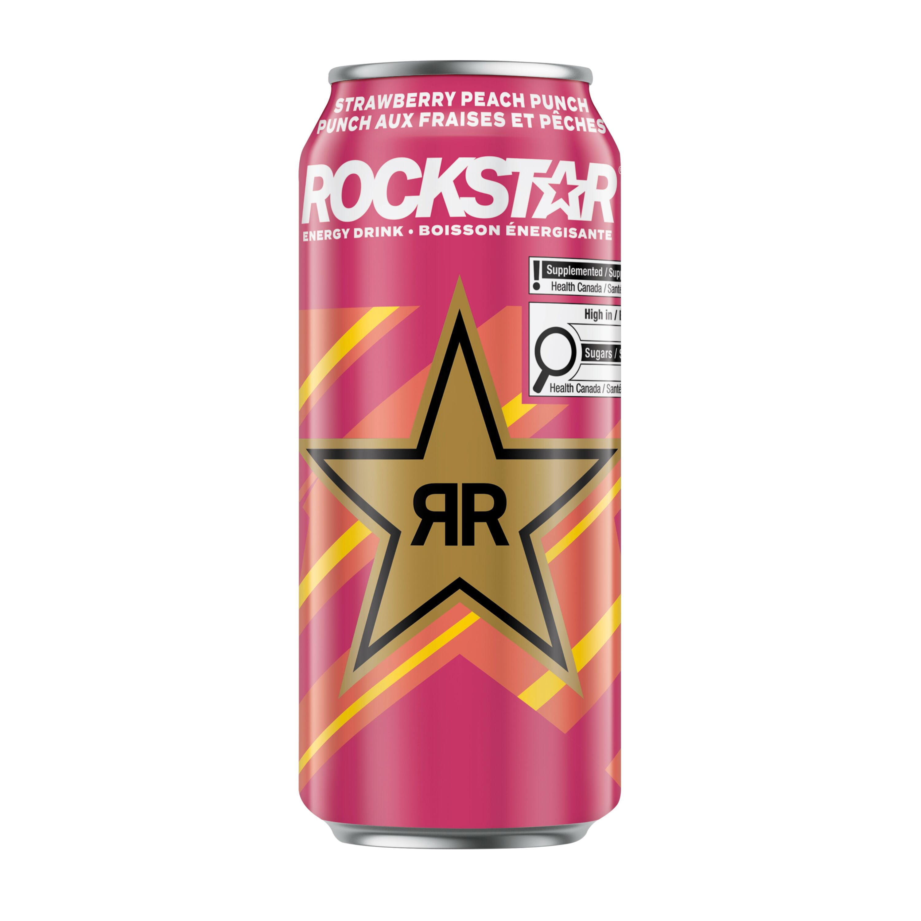 Rockstar Strawberry Peach Punch Energy Drink 473 ml Can