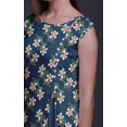 thumbnail image 2 of Bimba Kurti d'Été Sans Manches Imprimé Tunique Droite Robes pour Femmes, 2 of 6