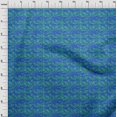 thumbnail image 3 of oneOone Tissu en Coton Vert Sarcelle Batik pour Robe Tissu Imprimé au Mètre 56 Pouces de Large, 3 of 4