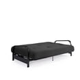 thumbnail image 2 of Mainstays Black Metal Arm Futon Frame with 6 inch Full Size Mattress & Retainer Covers, 2 of 9
