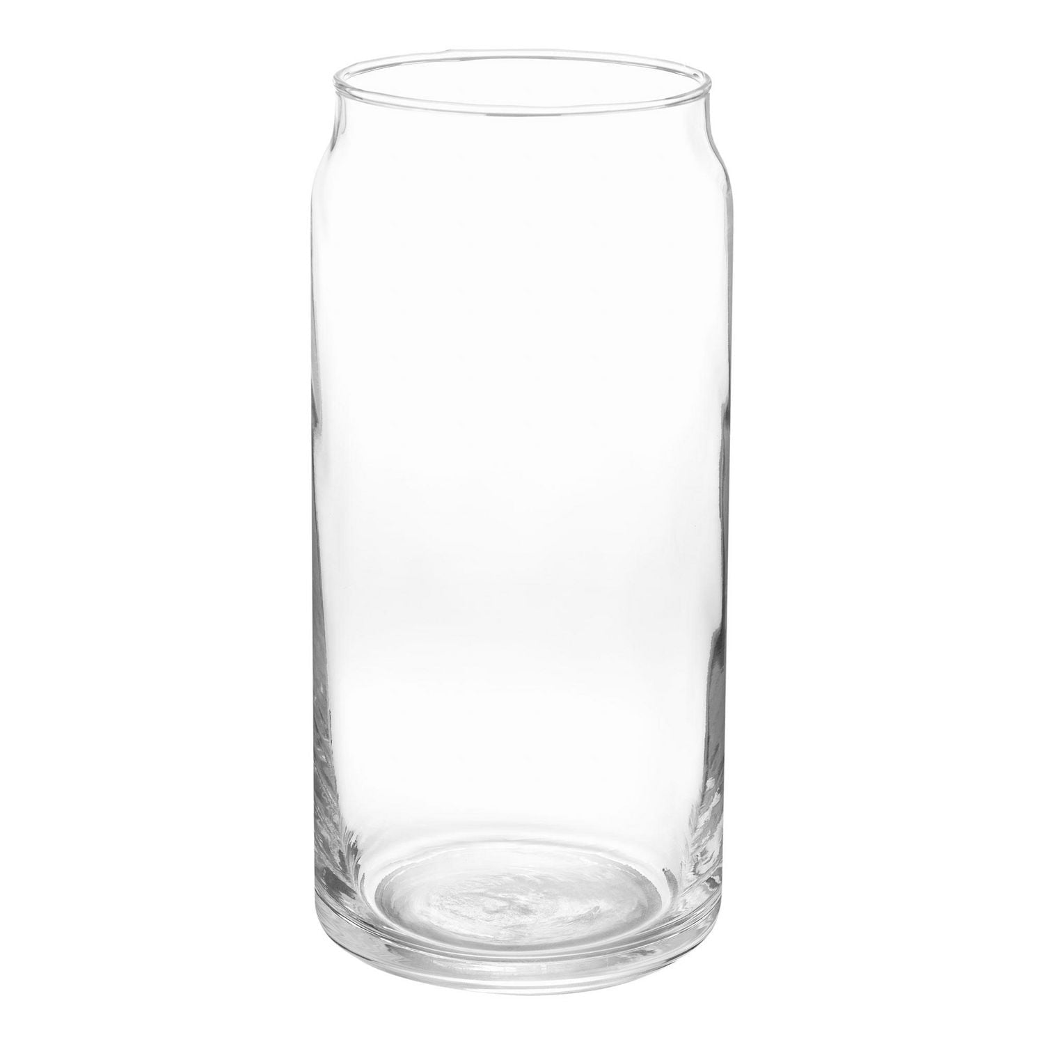 Mainstays 20oz Clear Can Shaped Drinking Glass