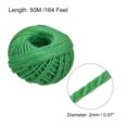 thumbnail image 2 of Uxcell 164 Feet 0.08" Jute Twine Jute Rope Jute Twine String Cords Green for DIY, 2 of 6