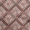 thumbnail image 1 of oneOone Georgette Viscose Brun Tissu Floral Matière de Robe Tissu Imprimé Tissu au Yard 42 Pouces de Large, 1 of 4