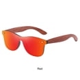 thumbnail image 4 of Unatoiry Natural Wooden Fashion Lightweight Frame Protection Fashionable Polarized Lens Stylish red 1Set, 4 of 6
