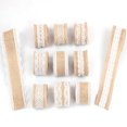 thumbnail image 2 of 2m 50mm Width DIY Handmade Lace Linen Roll Natural Burlap Rolls for Wedding Present Gift Home Decoration Crafts Lace Linen, 2 of 10