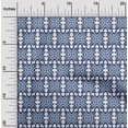 thumbnail image 1 of oneOone Cotton Poplin Fabric Ethnic Geometric Flame Stitch Decor Fabric Printed BTY 42 Inch Wide, 1 of 4