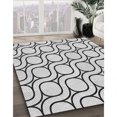 thumbnail image 3 of Ahgly Company Tapis d'Intérieur Lavable en Machine Carré Gris Platine, 4 Pieds Carré, 3 of 7