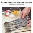 thumbnail image 3 of 7 Wheel Stainless Steel Pizza Wheel Cutter Adjustable Dough Divider for Pastry Pizza Pasta Cakes Cookies Kitchen Baking Tool, 3 of 7