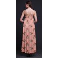 thumbnail image 2 of Bimba Robe de Soirée Longue Maxi Dos Nu à Bretelles Spaghetti Imprimée Florale en Rayonne pour Femmes - Très Grande Taille, 2 of 4