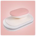 thumbnail image 1 of Pad Sponge Cleaning Countertop Brush With Handle Multifunctional Household Kitchen Scouring PadDusty Pink, 1 of 1