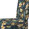 thumbnail image 4 of Designart "Twilight Serenity In The Tropics I" Gold Tropical Upholstered Accent Chair - Tropical Arm Chair For Bedroom, 4 of 7