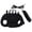 F, variante sur Écharpe de Transport pour Chien et Chat, Sac à Dos de Laisse pour Animal de Compagnie Portable et Respirant pour l'Extérieur, Leiao Noir [TG] à Main, Quatre Usages dans un Sac, Convient pour 18-23 Lb