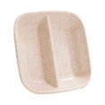 thumbnail image 3 of Wheat Straw Square Divided Seasoning Dishes dish; table sauce plate; Table Sauce Container Kitchen Cutlery Snack Plate, 3 of 4