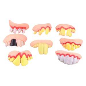 Denture Clearance, Bradem 8Pcs Dog Teeth 2024 New Upgraded Teeth for Dogs Dog Toys Funny Dog Teeth Braces Dog Toys for Suitable Dog Chew Toys Pet Supplies, False Teeth Clearance Sale! 8* Dentures