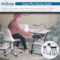 thumbnail image 4 of Sew Ready Comet Plus Craft Sewing Table with Accurate Fabric Cutting Grid-Top, 4 of 13