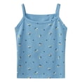 thumbnail image 1 of TZEWGL Casual Vest For Child Spaghetti Soft Under Ribbed Knit Tank Clothing For Newborns size 10-12T, 1 of 3