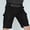 Black, variant on cllios Men's Outdoor Tactical Shorts Multi Pockets Military Work Work Short Pants 5 Inch Hiking Shorts with Zipper Button