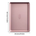 thumbnail image 3 of Hearth & Gear Non Stick Bakeware Heavy Duty Steel Cookie Sheet For Even Heating Oven Baking Pans For Baking Roasting And Cooking Microwave Oven Rack Wire Rack Baking round Half Sheet Baking Pans Oven, 3 of 6