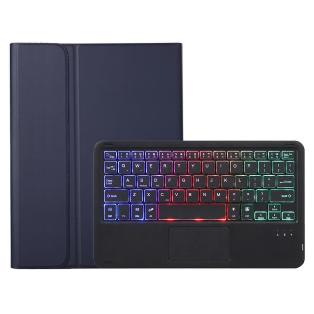 Touchpad Keyboard Case Funda For Tablet Lenovo Tab M10 HD 2nd Gen 10.1 TB-X306X X306F Rainbow Backlight Keyboard Cover Mouse blue touch keycase Hebrew