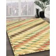 thumbnail image 2 of Ahgly Company Indoor Rectangle Abstract Cinnamon Brown Abstract Area Rugs, 7' x 10', 2 of 6