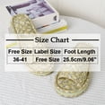 thumbnail image 3 of Wensltd House Slippers for Guests Solid Color Breathable Comfortable Open Toe Indoor Slipper, 3 of 5