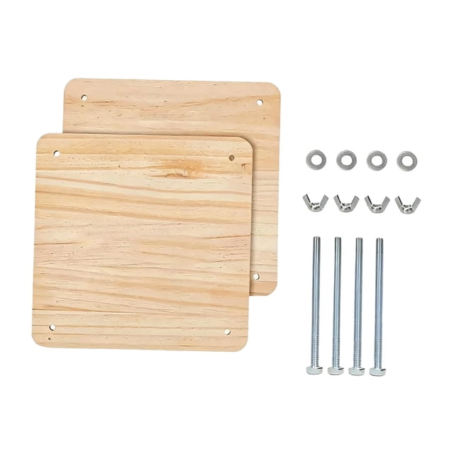 GUOOL Wooden Book Press Easy Assemble Bookbinding Press for Desktop Home Cardboard 29x29cm